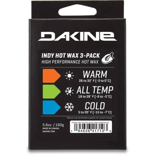 Dakine Indy Hot Wax 3-Pack -Winter Sports Shop dakine indy hot wax 3 pack 2b