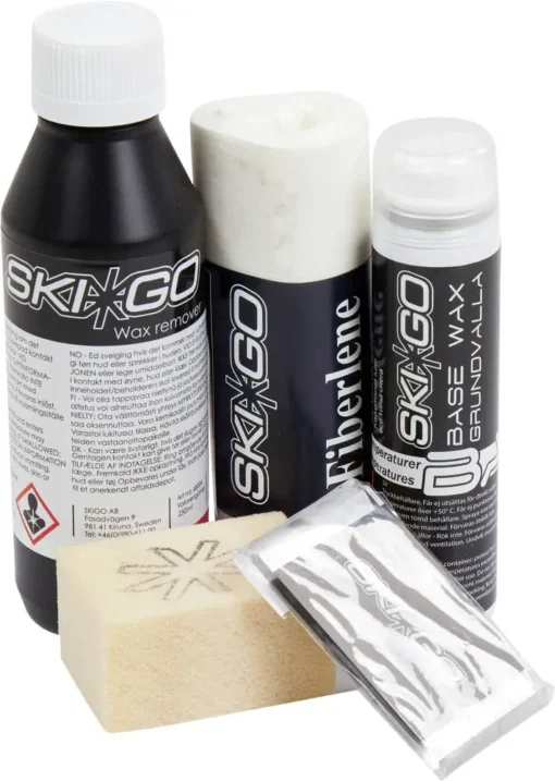 SKIGO Base Kit Prep Grip Ski Glide Wax -Winter Sports Shop skigo base kit prep grip ski glide